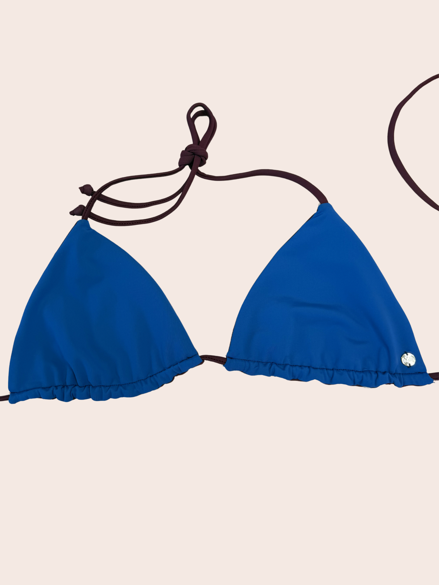 SMALL | Navy Blue + Burgundy Top | Sample Sale