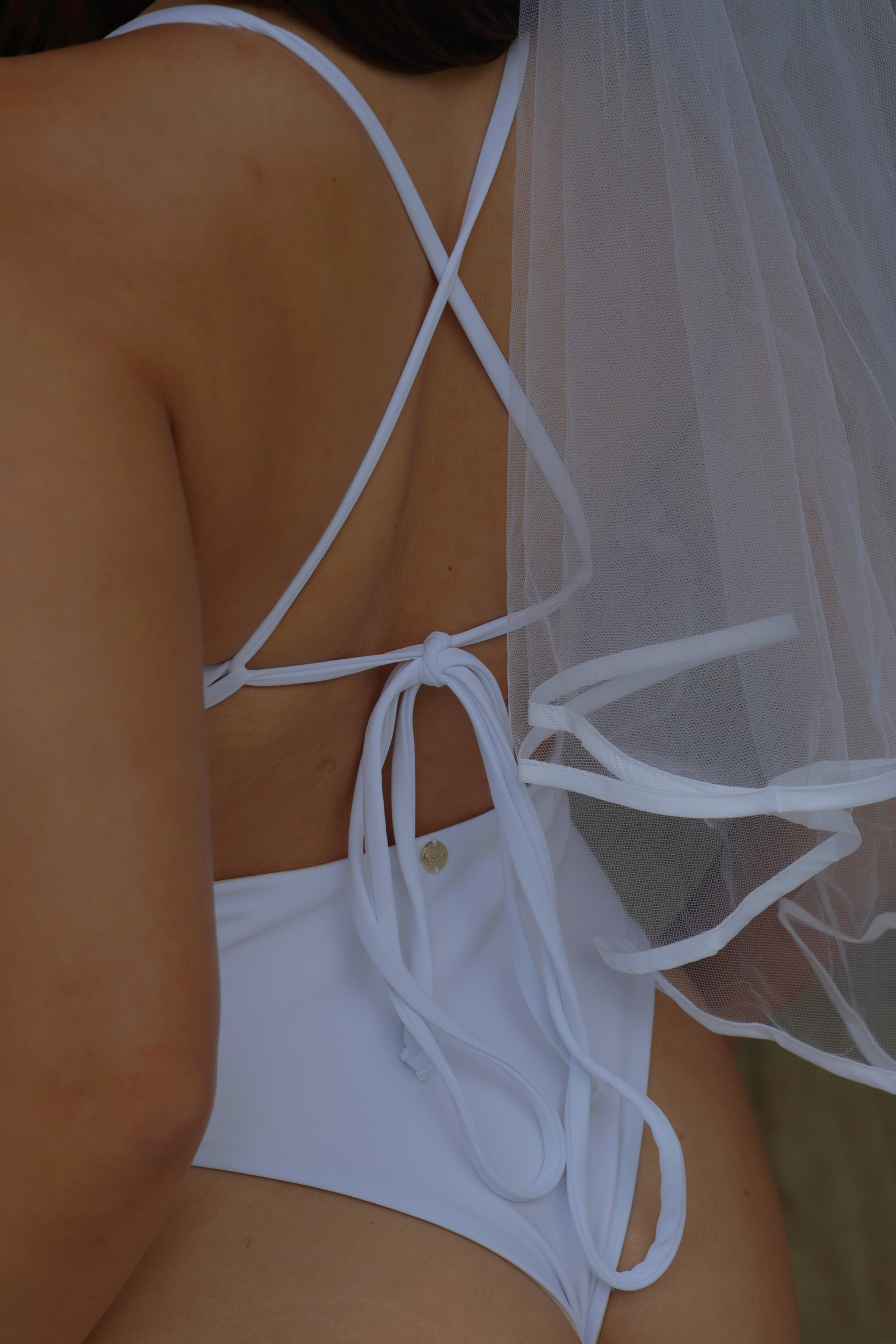 Bridal White One-Piece | REVERSIBLE