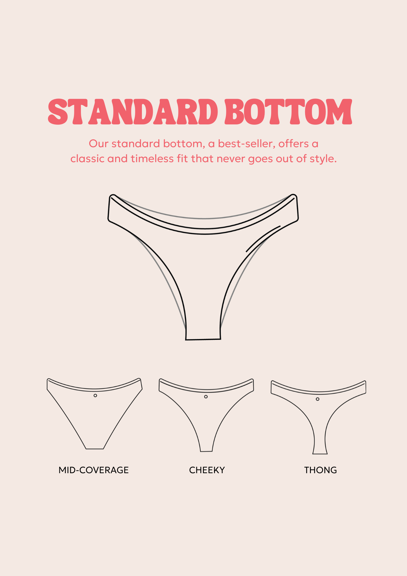 Salvaje Standard Bottom | REVERSIBLE