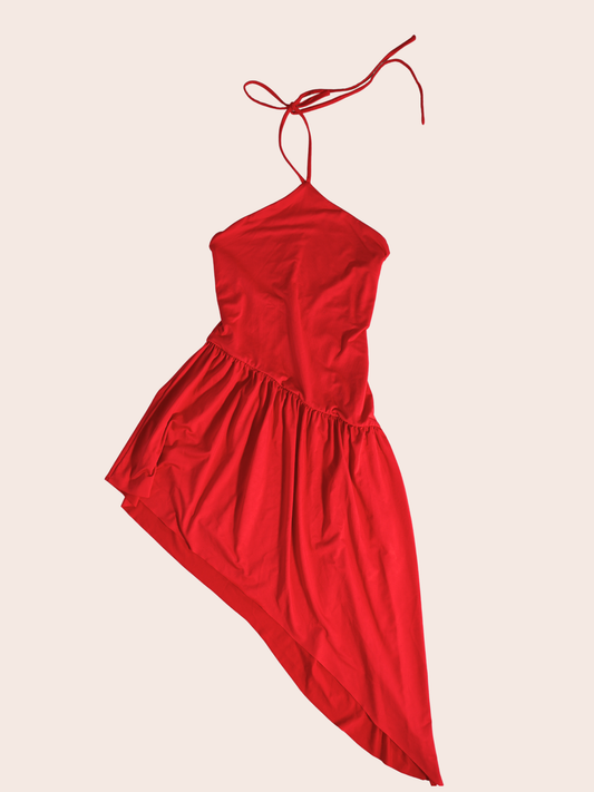 XS | Red Olivia Dress | Sample Sale