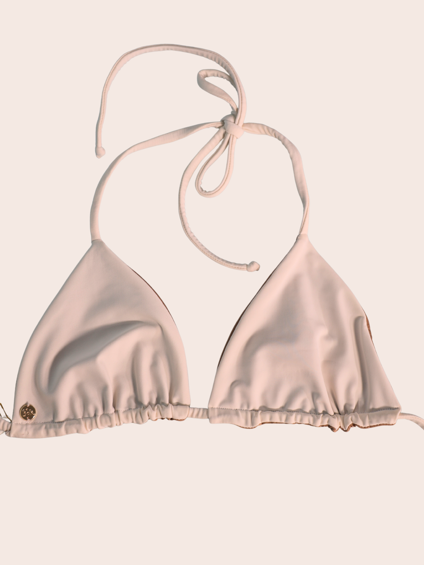 SMALL | Ivory Triangle Top |  Sample Sale