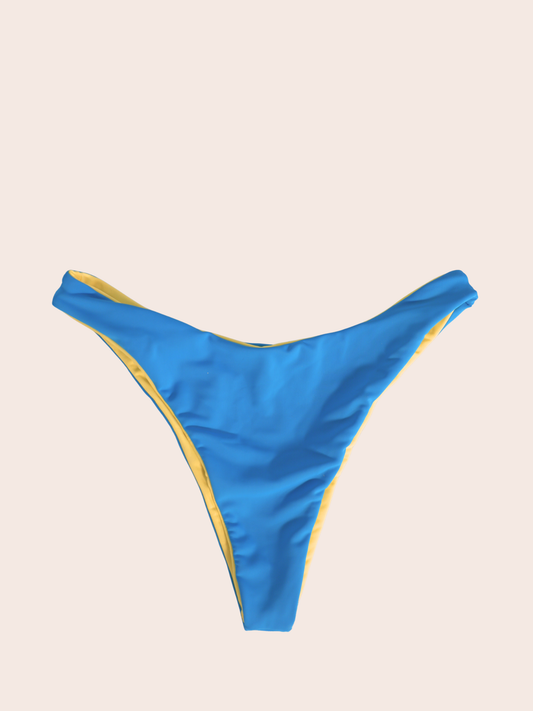 XS Cheeky | Azul + Yellow Bottom | Sample Sale