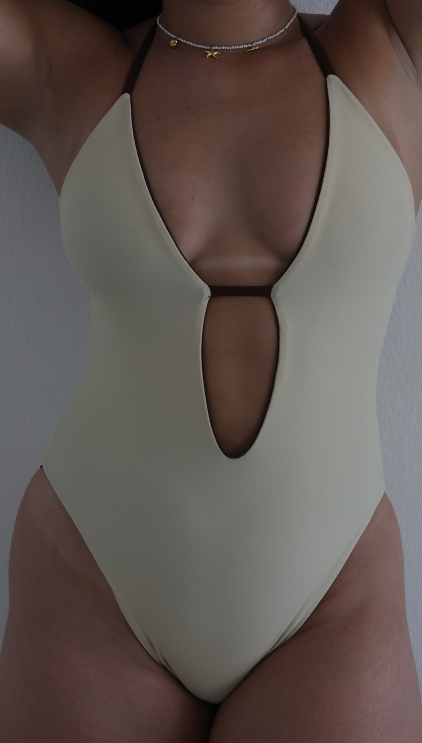 Chocolate + Nude One-Piece | REVERSIBLE