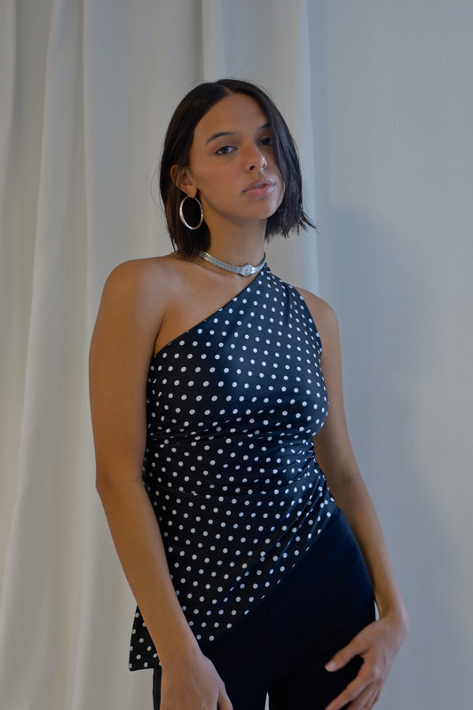 Gigi Top Polka Dot | Reversible