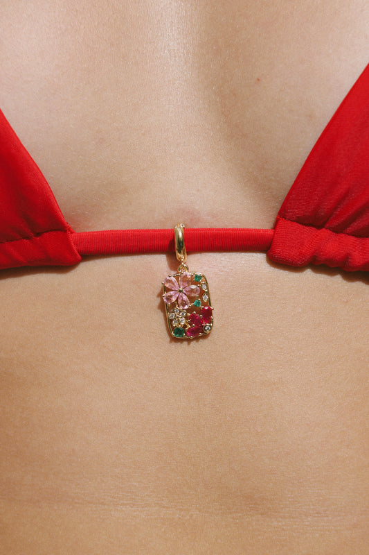 Flora Bikini Charm by Laola, a fun accessory to personalise your swimwear.