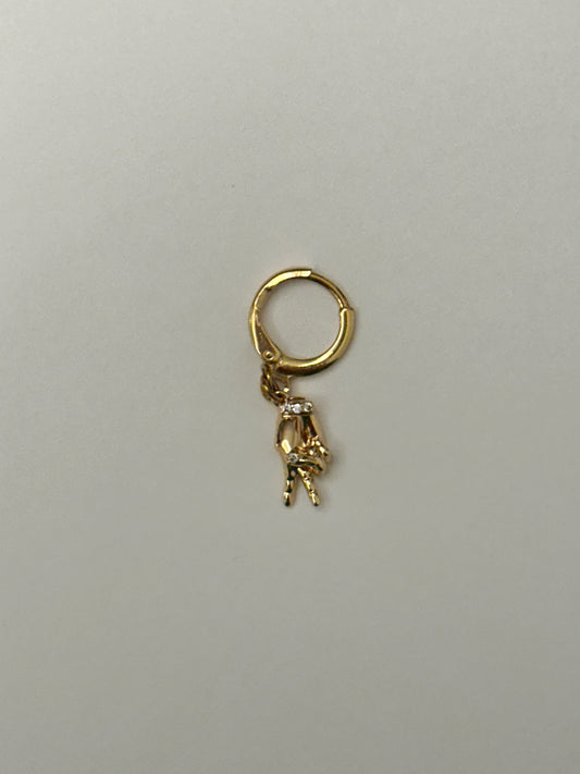 Harmonia Bikini Charm by Laola, a fun accessory to personalise your swimwear - peace symbol with the hands